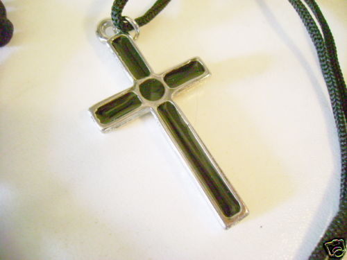 Ciondolo croce tipo nera - ciondolo, 6
