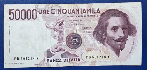 50000 lire bernini - 50000, tipo